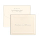 Embossed Almond Folded Note Cards Image 1 of 3